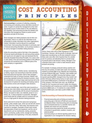cover image of Cost Accounting Principles